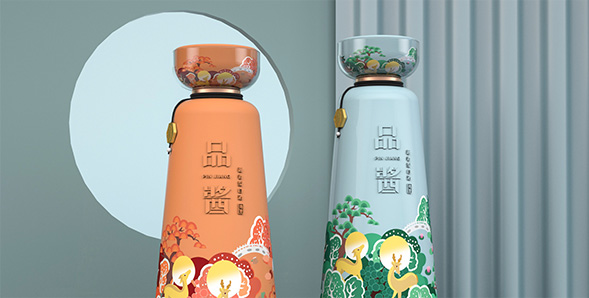Creative wine bottle packaging design_wine bottle packaging design company