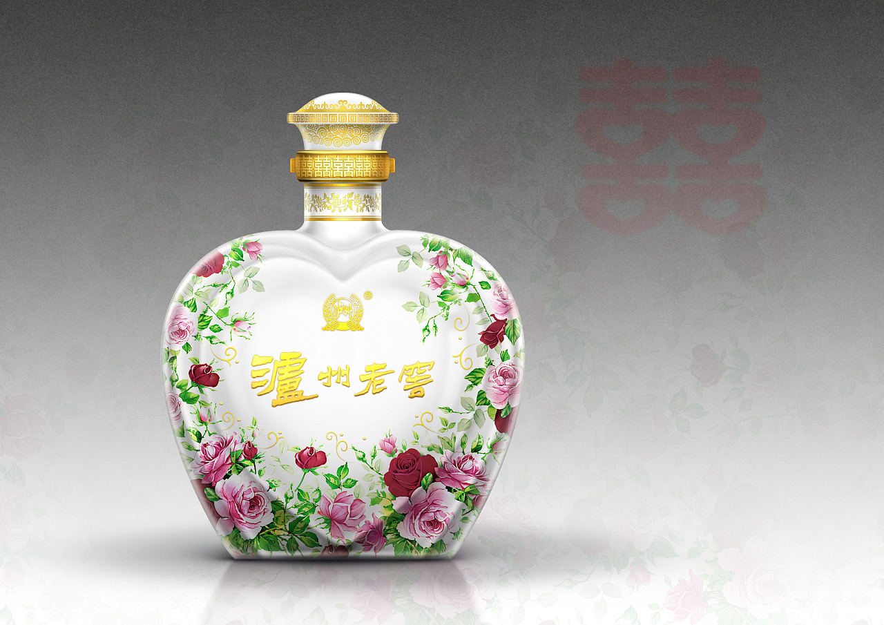 Wedding bottle design