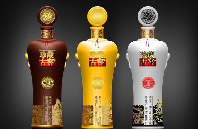 Luzhou-flavor liquor bottle design
