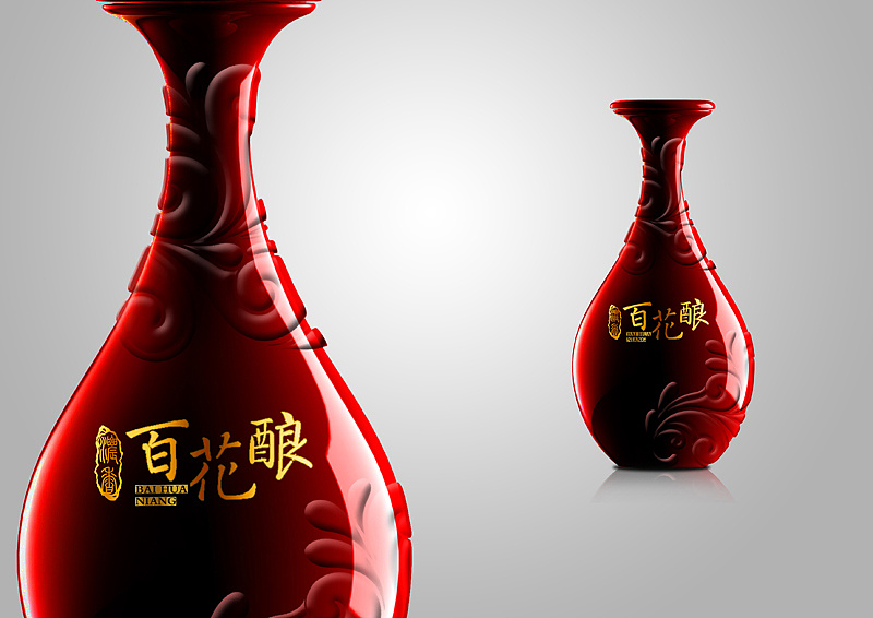 Wine bottle packaging design