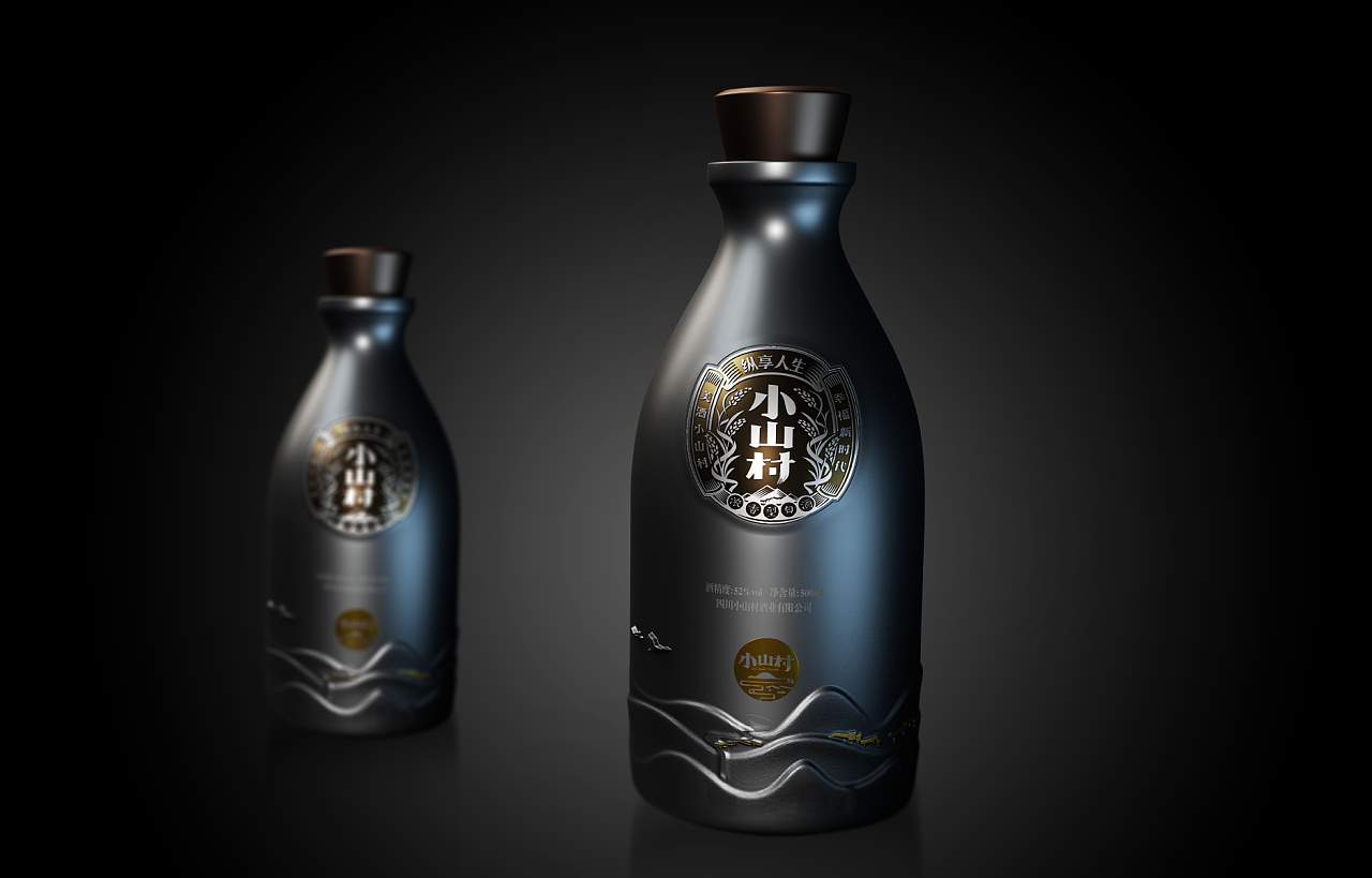 Luzhou-flavor liquor bottle design