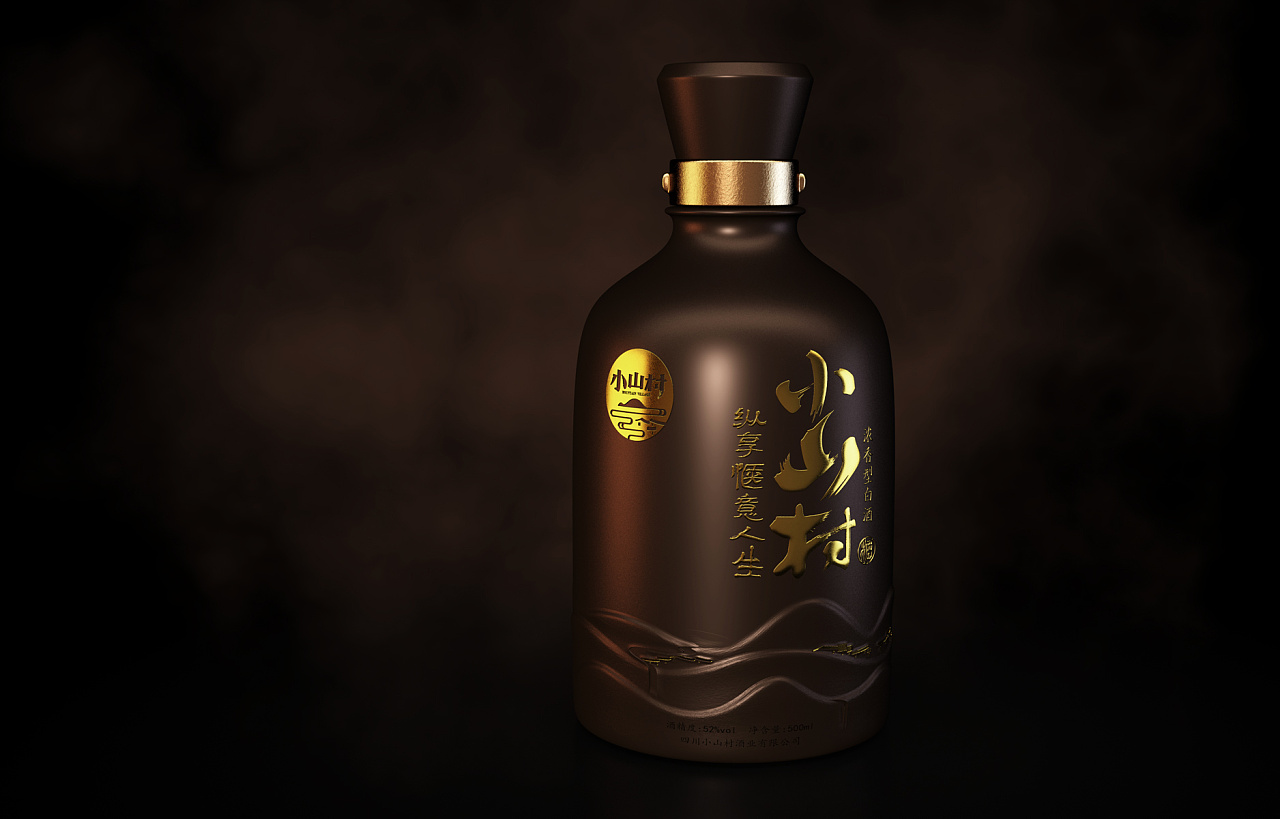 Luzhou-flavor liquor bottle design