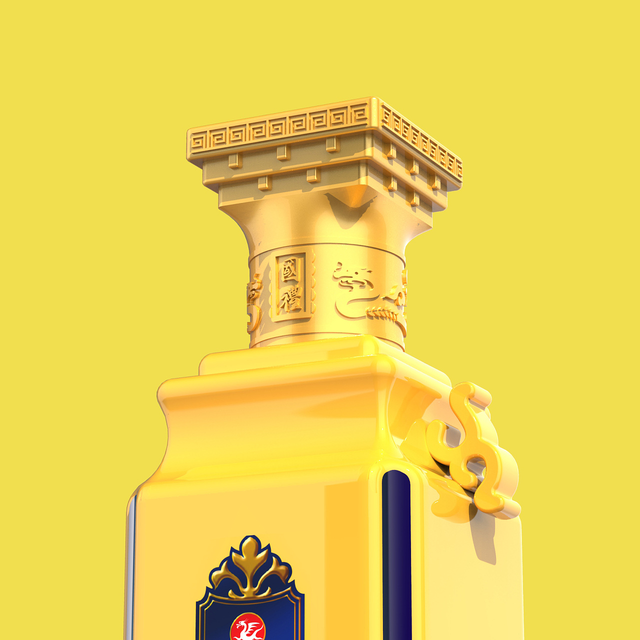 Maotai-flavor liquor bottle design